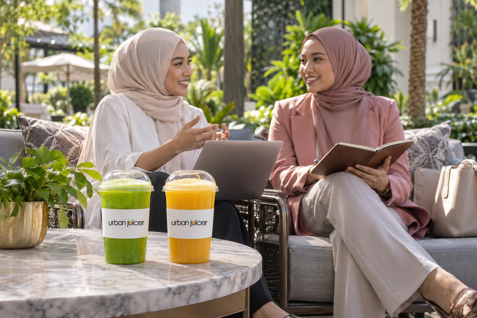 Women enjoying a healthy active lifestyle together