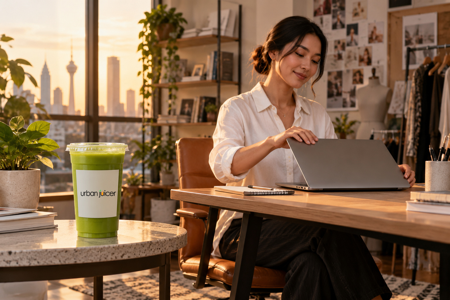 A refreshing break during the workday