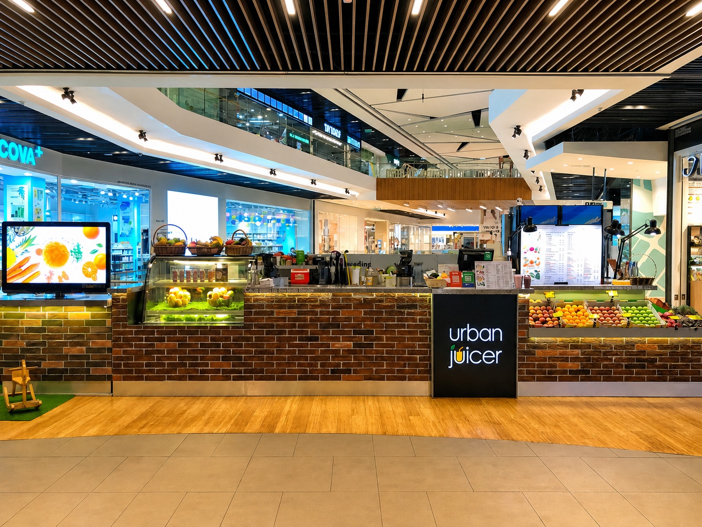 Urban Juicer kiosk at MyTOWN Shopping Centre