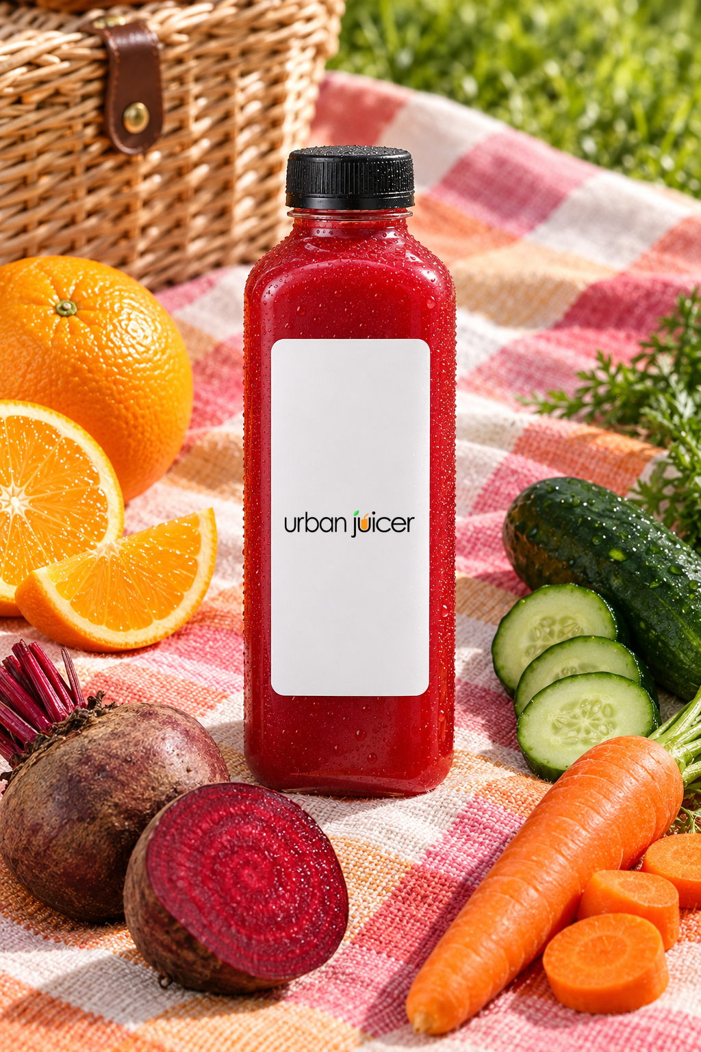 Urban Juicer Cleansing Beets picnic moment