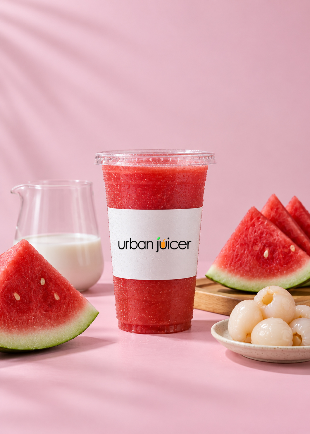 Urban Juicer watermelon lychee drink
